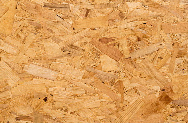 Textura de los tableros OSB